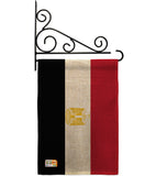 Egypt - Nationality Flags of the World Vertical Impressions Decorative Flags HG140074 Made In USA