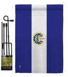 El Salvador - Nationality Flags of the World Vertical Impressions Decorative Flags HG140075 Made In USA