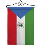 Equatorial Guinea - Nationality Flags of the World Vertical Impressions Decorative Flags HG140077 Made In USA