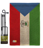 Equatorial Guinea - Nationality Flags of the World Vertical Impressions Decorative Flags HG140077 Made In USA