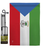 Equatorial Guinea - Nationality Flags of the World Vertical Impressions Decorative Flags HG140077 Made In USA