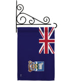 Falkland Islands - Nationality Flags of the World Vertical Impressions Decorative Flags HG140082 Made In USA