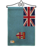 FIJI - Nationality Flags of the World Vertical Impressions Decorative Flags HG140084 Made In USA