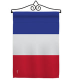 France - Nationality Flags of the World Vertical Impressions Decorative Flags HG140086 Made In USA