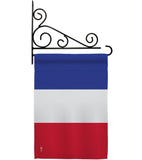 France - Nationality Flags of the World Vertical Impressions Decorative Flags HG140086 Made In USA