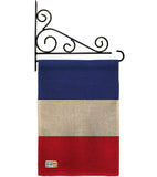 France - Nationality Flags of the World Vertical Impressions Decorative Flags HG140086 Made In USA