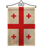 Georgia Republic - Nationality Flags of the World Vertical Impressions Decorative Flags HG140089 Made In USA