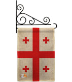 Georgia Republic - Nationality Flags of the World Vertical Impressions Decorative Flags HG140089 Made In USA