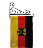 Germany w/Eagle - Nationality Flags of the World Vertical Impressions Decorative Flags HG140090 Made In USA