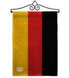 Germany - Nationality Flags of the World Vertical Impressions Decorative Flags HG140091 Made In USA