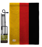 Germany - Nationality Flags of the World Vertical Impressions Decorative Flags HG140091 Made In USA