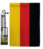 Germany - Nationality Flags of the World Vertical Impressions Decorative Flags HG140091 Made In USA