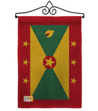 Grenada - Nationality Flags of the World Vertical Impressions Decorative Flags HG140096 Made In USA