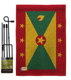 Grenada - Nationality Flags of the World Vertical Impressions Decorative Flags HG140096 Made In USA