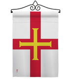 Guernsey - Nationality Flags of the World Vertical Impressions Decorative Flags HG140099 Made In USA
