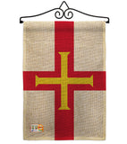 Guernsey - Nationality Flags of the World Vertical Impressions Decorative Flags HG140099 Made In USA