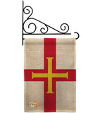 Guernsey - Nationality Flags of the World Vertical Impressions Decorative Flags HG140099 Made In USA