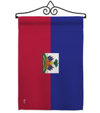 Haiti - Nationality Flags of the World Vertical Impressions Decorative Flags HG140103 Made In USA