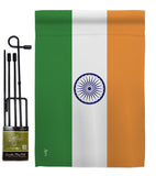 India - Nationality Flags of the World Vertical Impressions Decorative Flags HG140108 Made In USA