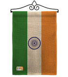 India - Nationality Flags of the World Vertical Impressions Decorative Flags HG140108 Made In USA