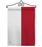 Indonesia - Nationality Flags of the World Vertical Impressions Decorative Flags HG140109 Made In USA