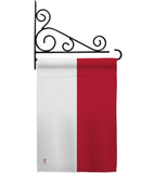 Indonesia - Nationality Flags of the World Vertical Impressions Decorative Flags HG140109 Made In USA