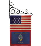 US Guam - Nationality Flags of the World Vertical Impressions Decorative Flags HG140266 Made In USA