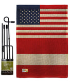 Austria US Friendship - Nationality Flags of the World Vertical Impressions Decorative Flags HG140286 Made In USA