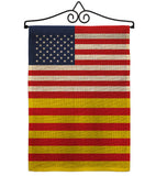 Catalonia US Friendship - Nationality Flags of the World Vertical Impressions Decorative Flags HG140337 Made In USA