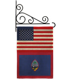 Guam US Friendship - Nationality Flags of the World Vertical Impressions Decorative Flags HG140390 Made In USA