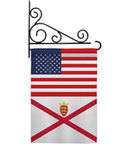 Jersey US Friendship - Nationality Flags of the World Vertical Impressions Decorative Flags HG140419 Made In USA