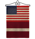 Latvia US Friendship - Nationality Flags of the World Vertical Impressions Decorative Flags HG140430 Made In USA