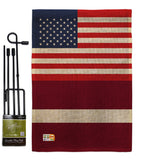 Latvia US Friendship - Nationality Flags of the World Vertical Impressions Decorative Flags HG140430 Made In USA