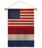 Netherlands US Friendship - Nationality Flags of the World Vertical Impressions Decorative Flags HG140463 Made In USA