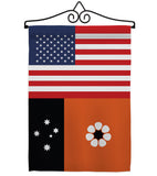 Northern Territories US Friendship - Nationality Flags of the World Vertical Impressions Decorative Flags HG140473 Made In USA