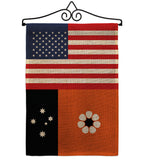 Northern Territories US Friendship - Nationality Flags of the World Vertical Impressions Decorative Flags HG140473 Made In USA