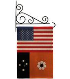 Northern Territories US Friendship - Nationality Flags of the World Vertical Impressions Decorative Flags HG140473 Made In USA