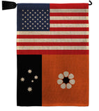 Northern Territories US Friendship - Nationality Flags of the World Vertical Impressions Decorative Flags HG140473 Made In USA