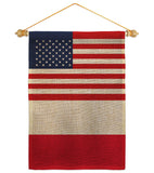 Poland US Friendship - Nationality Flags of the World Vertical Impressions Decorative Flags HG140486 Made In USA