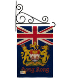 British Hong Kong - Nationality Flags of the World Vertical Impressions Decorative Flags HG140601 Made In USA