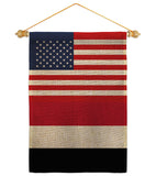 Yemen US Friendship - Nationality Flags of the World Vertical Impressions Decorative Flags HG140692 Made In USA