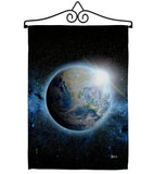 Earth - Nationality Flags of the World Vertical Impressions Decorative Flags HG140885 Made In USA