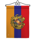 Armenia - Nationality Flags of the World Vertical Impressions Decorative Flags HG140901 Made In USA