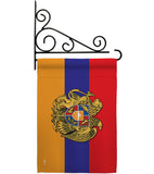 Armenia - Nationality Flags of the World Vertical Impressions Decorative Flags HG140901 Made In USA
