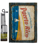 Puerto Rico - Nationality Flags of the World Vertical Impressions Decorative Flags HG140953 Made In USA