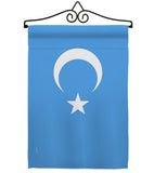 Uyghur - Nationality Flags of the World Vertical Impressions Decorative Flags HG170197 Made In USA