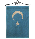 Uyghur - Nationality Flags of the World Vertical Impressions Decorative Flags HG170197 Made In USA