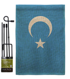 Uyghur - Nationality Flags of the World Vertical Impressions Decorative Flags HG170197 Made In USA