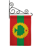 Oromo Liberation - Nationality Flags of the World Vertical Impressions Decorative Flags HG170211 Made In USA