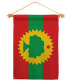 Oromo Liberation - Nationality Flags of the World Vertical Impressions Decorative Flags HG170211 Made In USA